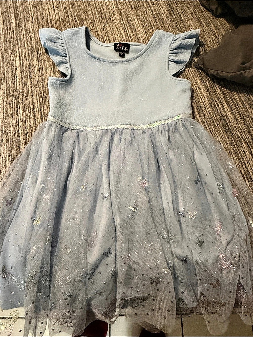 Lilt Girls Floral Tulle Dress Size 5 Like New